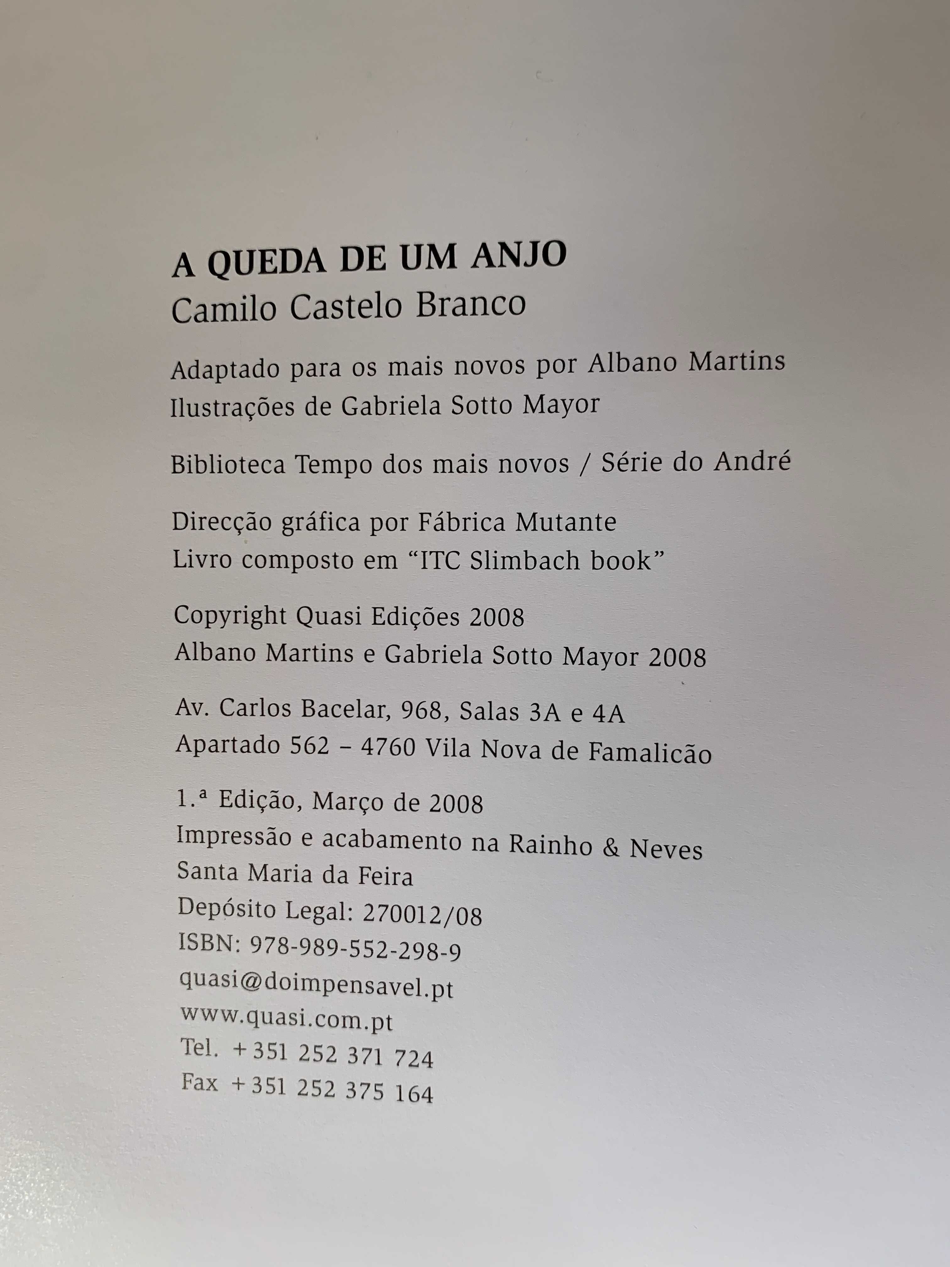 A Queda de um Anjo, de Camilo Castelo Branco