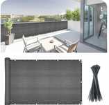 OSŁONA NA BALKON BALKONOWA TARAS siatka przeciwsłoneczna  180g 1x6 m