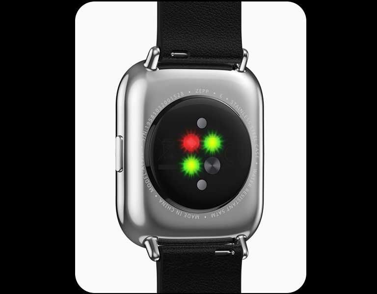 Smartwatch Amazfit Zepp E Prostokątny Blue Pulsoksymet A1958 Sklep Wwa