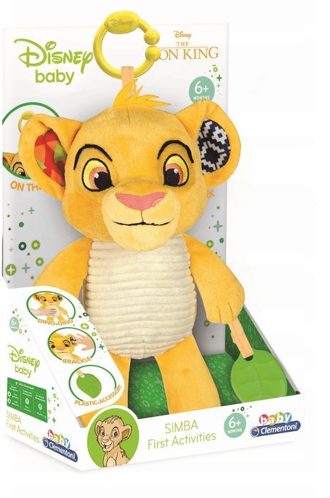 Disney Baby. Mój pierwszy pluszak. Król lew. Clementoni. Nowy Produkt