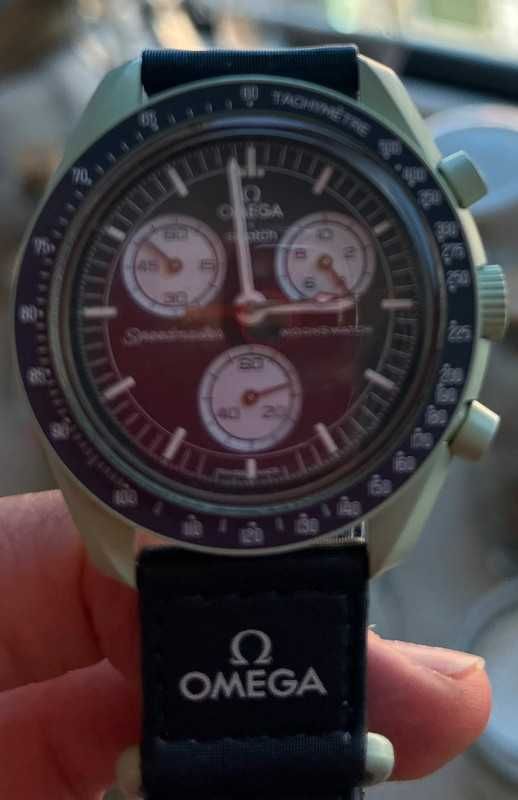 Omega x Swatch Earth SO33G100 - Biokeramika Lepsza Cena