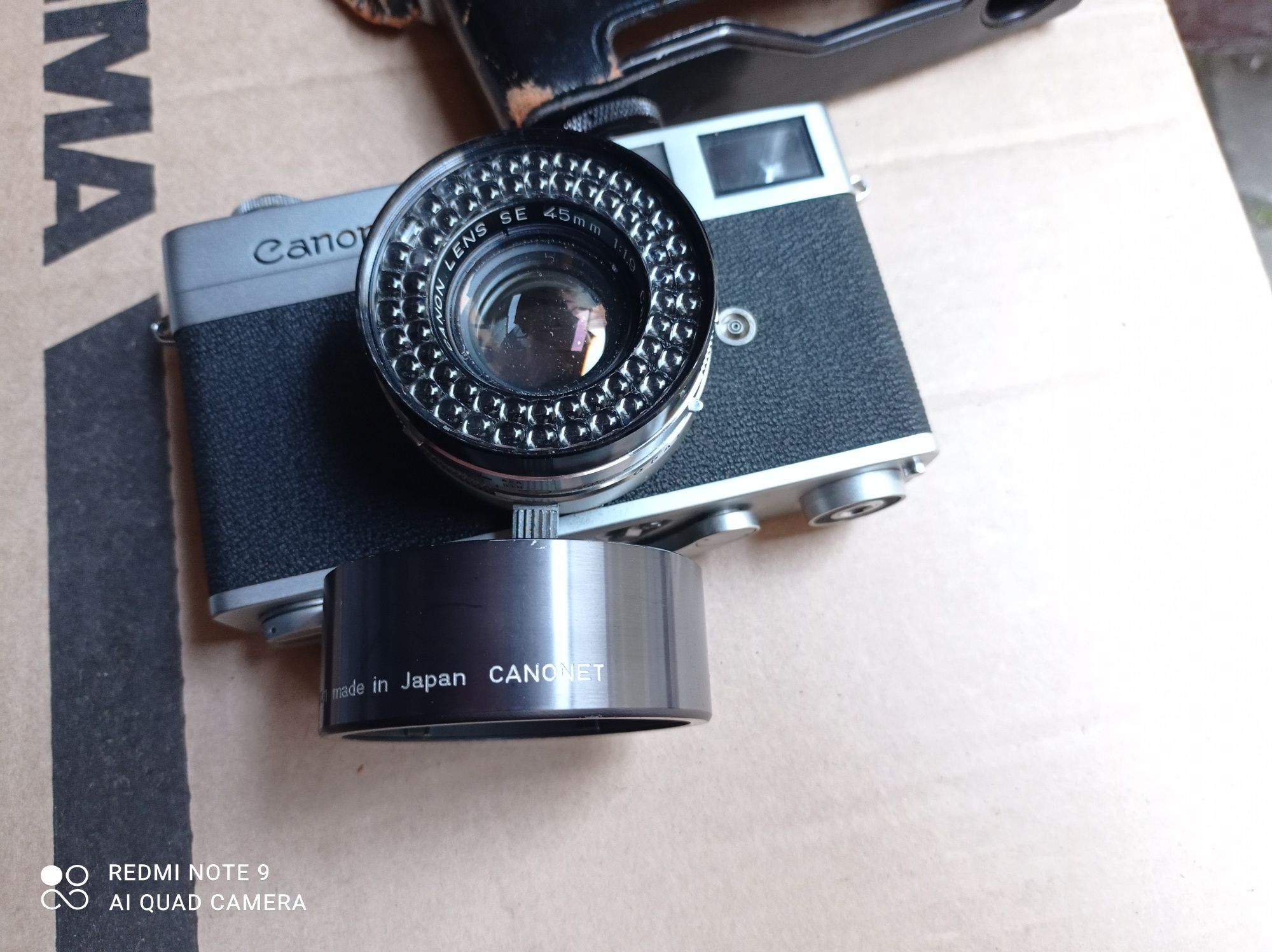 Canon Canonet 45mm, aparat fotograficzny