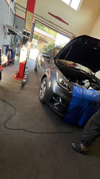 Промывка системы охлаждения электромобиля Одесса