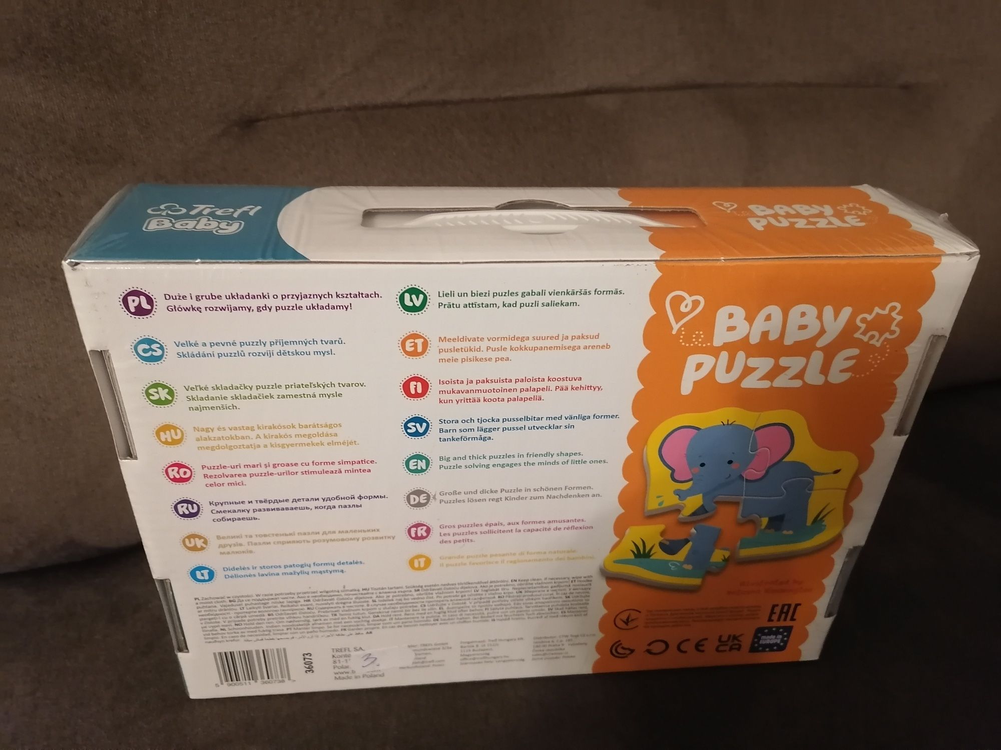 Pierwsze puzzle zwierzęta 2+  NOWE