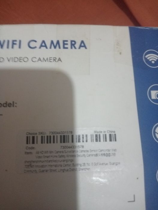 Камера  wi-fi .hd