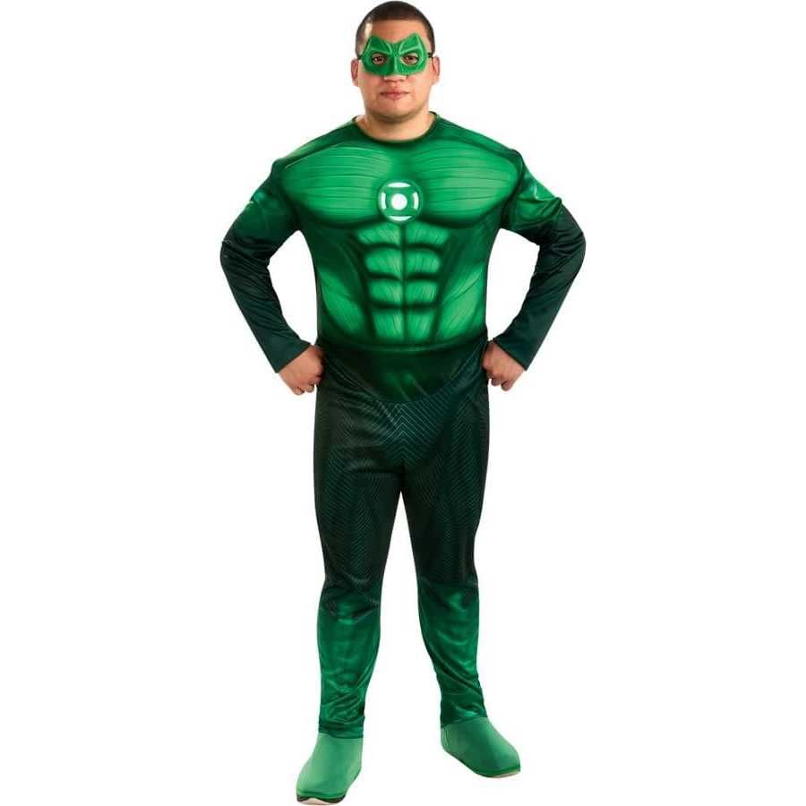 карнавальный костюм супергерой Зеленый Фонарь Green Lantern мужской