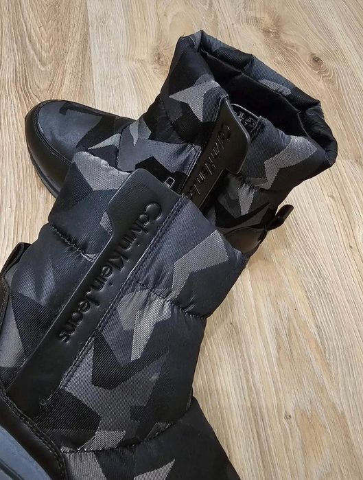 Buty zimowe śniegowce hilfiger  ocieplane kozaki Calvin klein 38