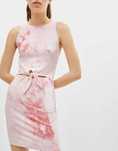 Bershka sukienka tie-dye wiązana z wycięciem rozm. S 36 stan BDB