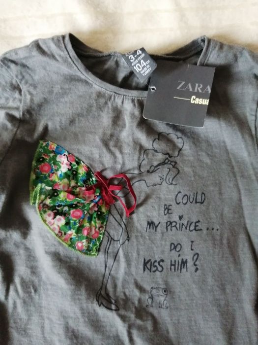 Zara Girl rozmiar 104 nowa bluzeczka tanio okazja