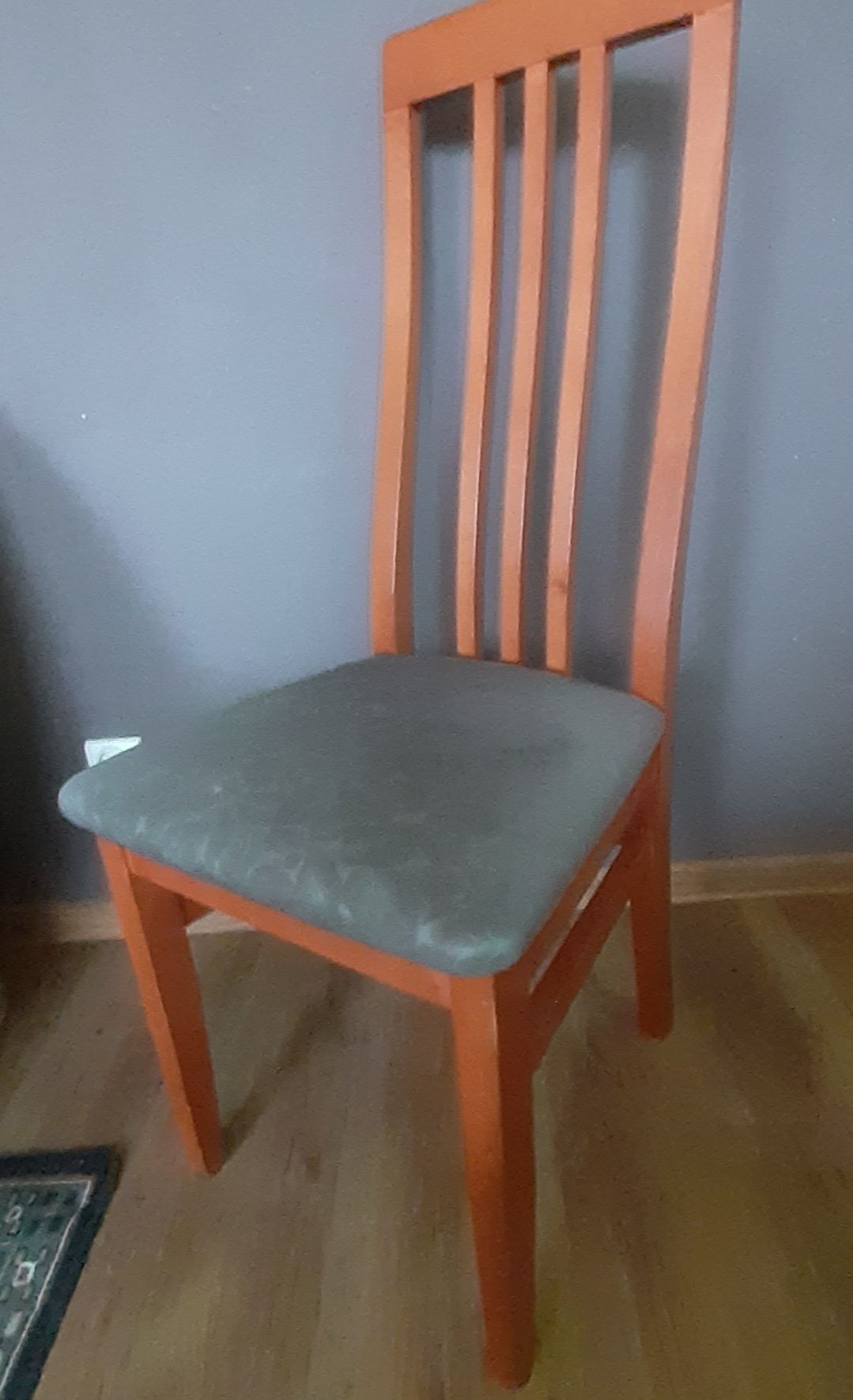 Duży stół olcha + 6 krzeseł
