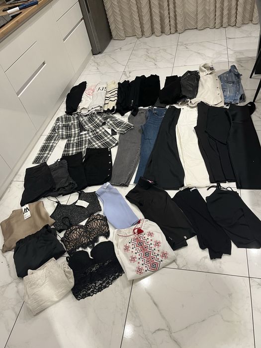 Величезний пакет жіночих речей zara , hm