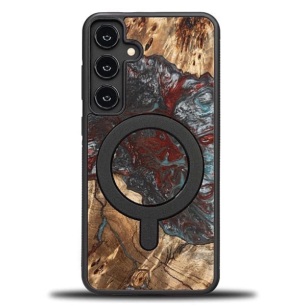 Etui Bewood Unique MagSafe Pluton z drewna i żywicy na Samsung Galaxy