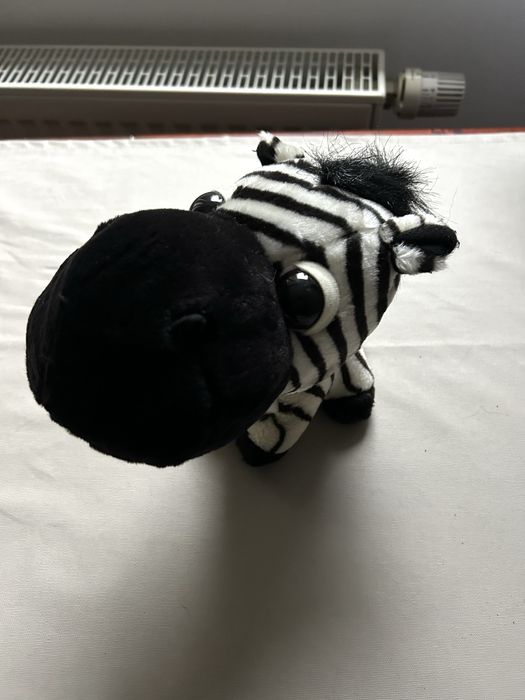Pluszowa zebra Big Headz nowa maskotka z dużą głową mięciutka i urocza