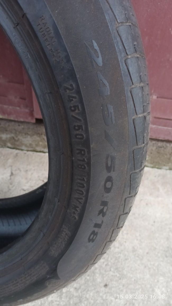 Продам шини  Pirelli 245/50r18 run flat