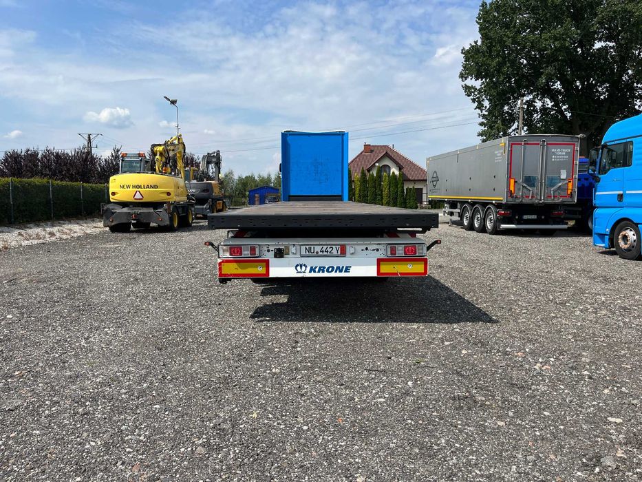 Wynajem naczepa platforma 13,6 * Dzierżawa naczepa platforma KRONE
