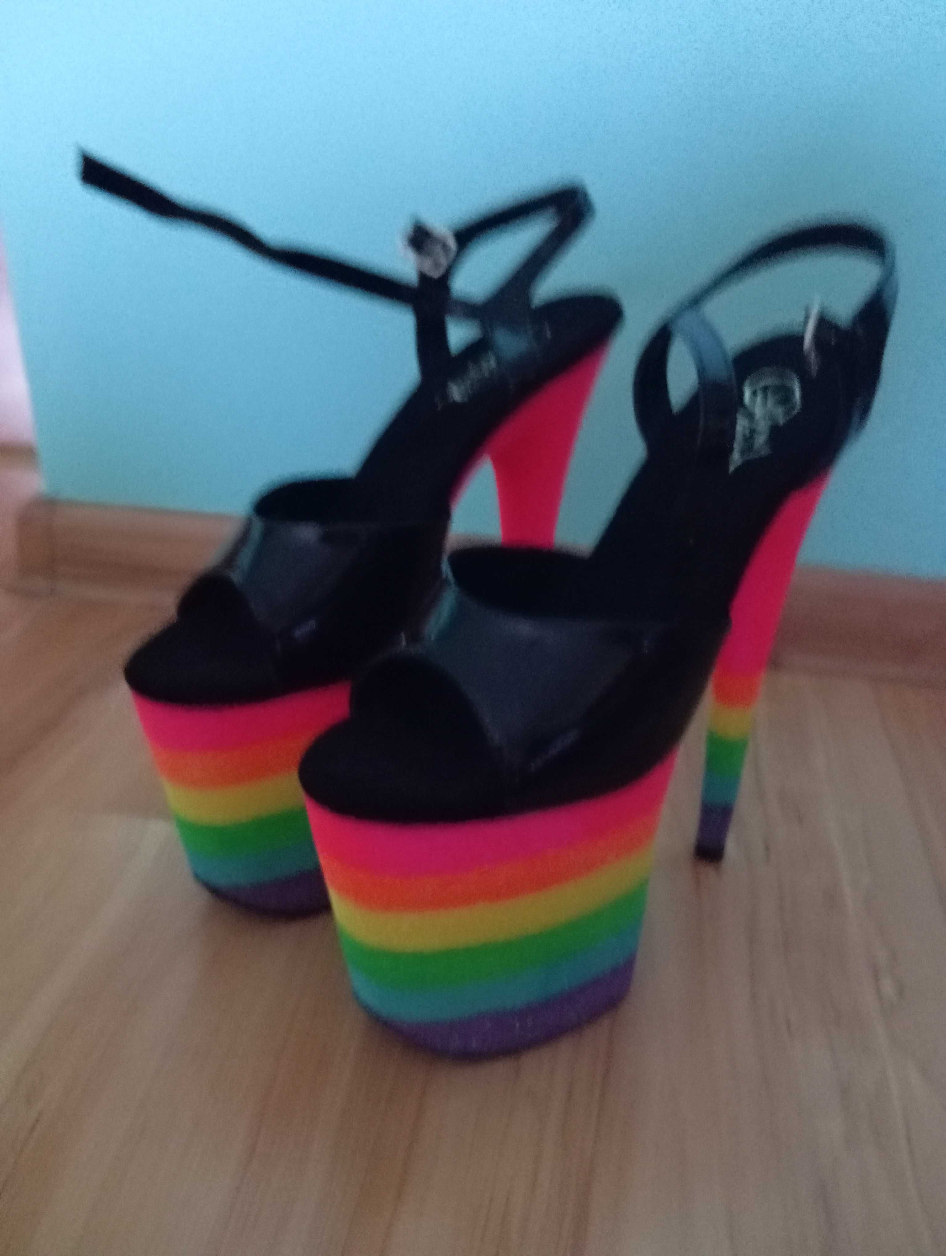 Buty na platformie do pole dance