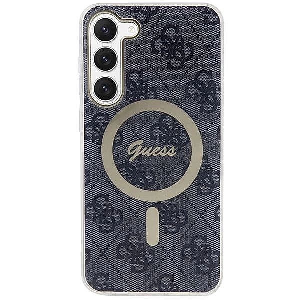 Etui Guess 4G MagSafe do Samsung Galaxy S23 - czarne