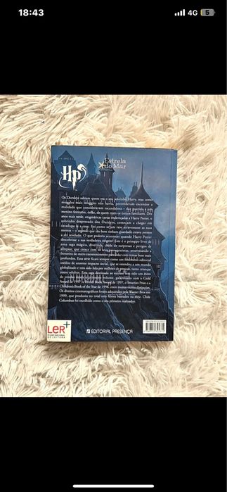 Livro harry potter e a pedra filosofal