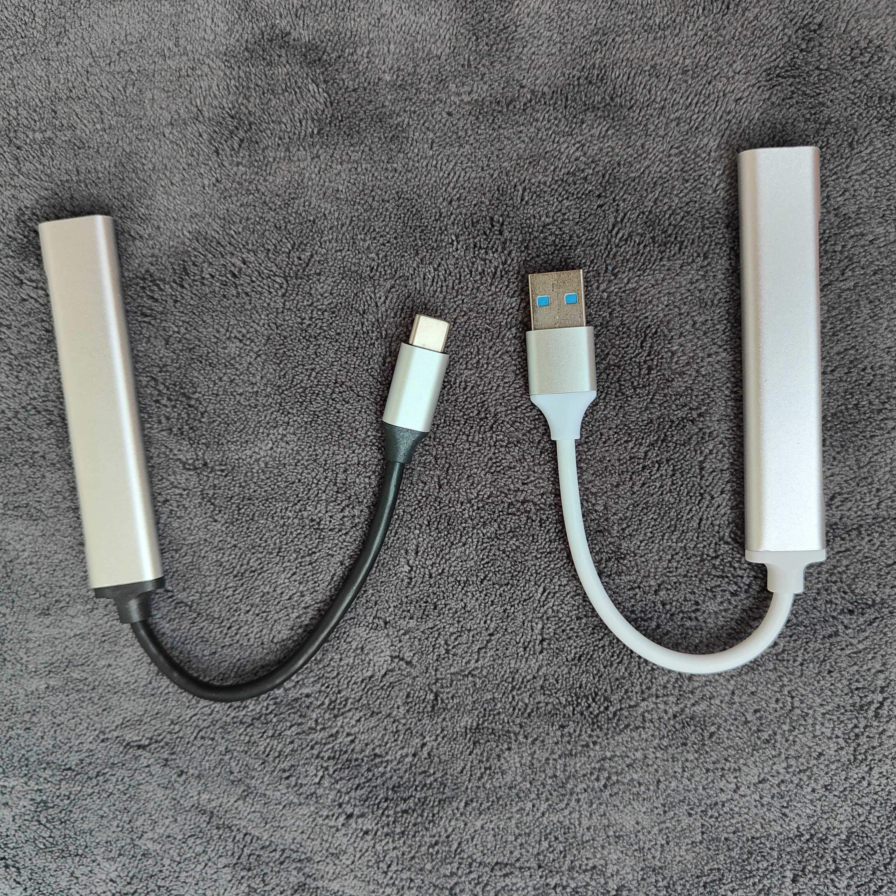 Надійний Type-C/USB хаб на 4 USB порти алюмінієвий HUB OTG USB3.0