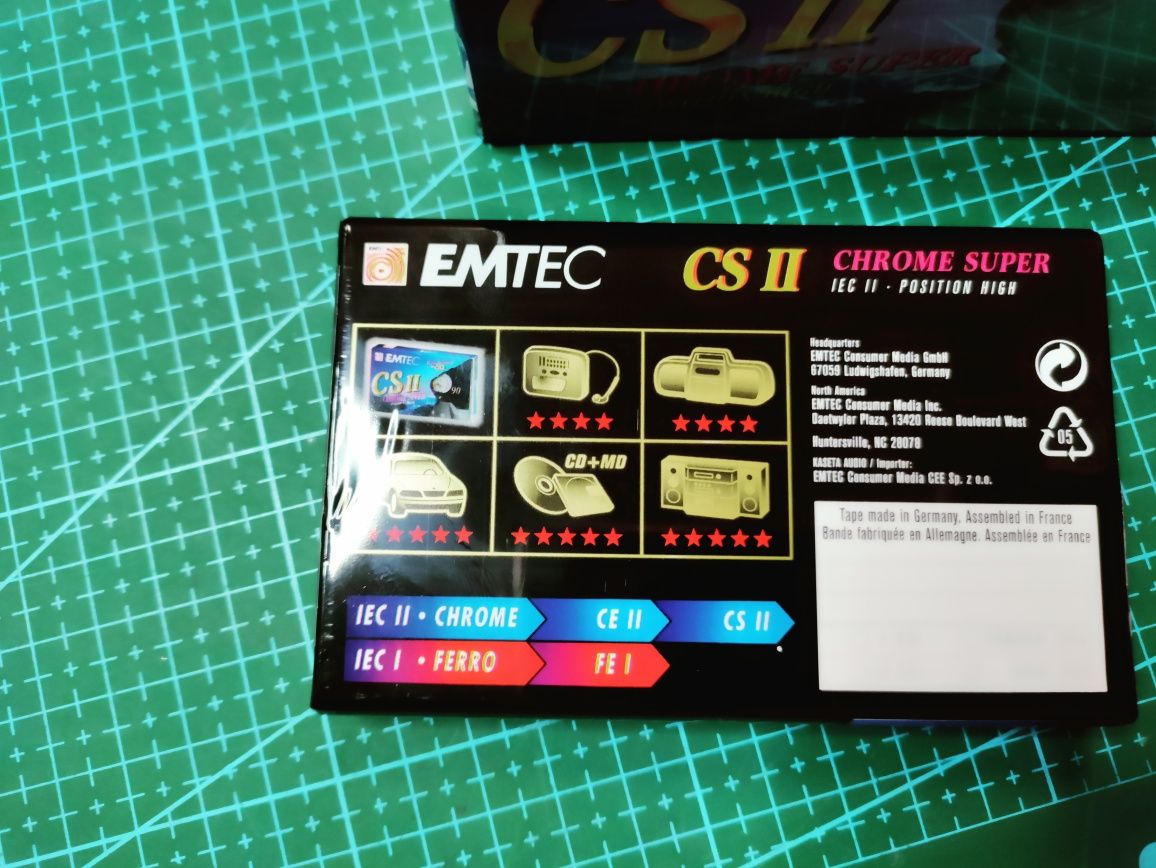 Kaseta magnetofonowa EMTEC CS II