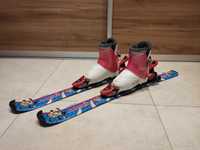 Buty narciarskie 234mm narty dziecięce Tecnopro Salomon 90