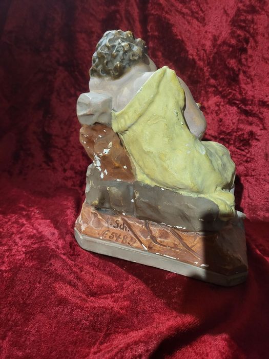 Święty Jan Chrzciciel stara figurka