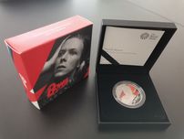 2 Pounds Prata Proof David Bowie