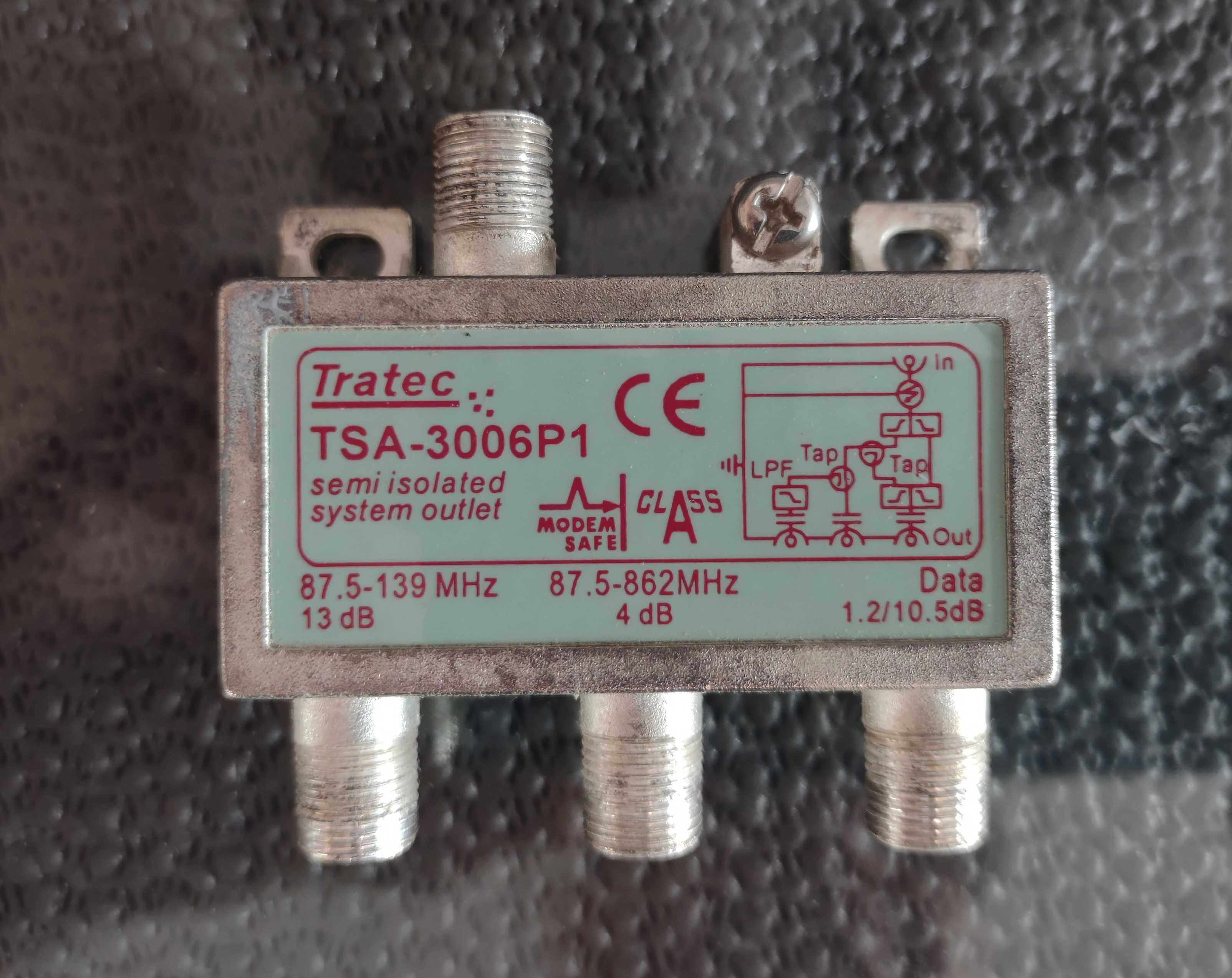 Razgałęźnik antenowy TRATEC  TSA 3006P1 sprawny