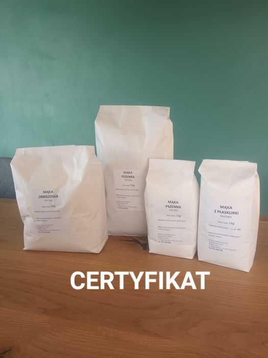 Mąka pszenna 15kg  Typ 450 certyfikat od Rolnika