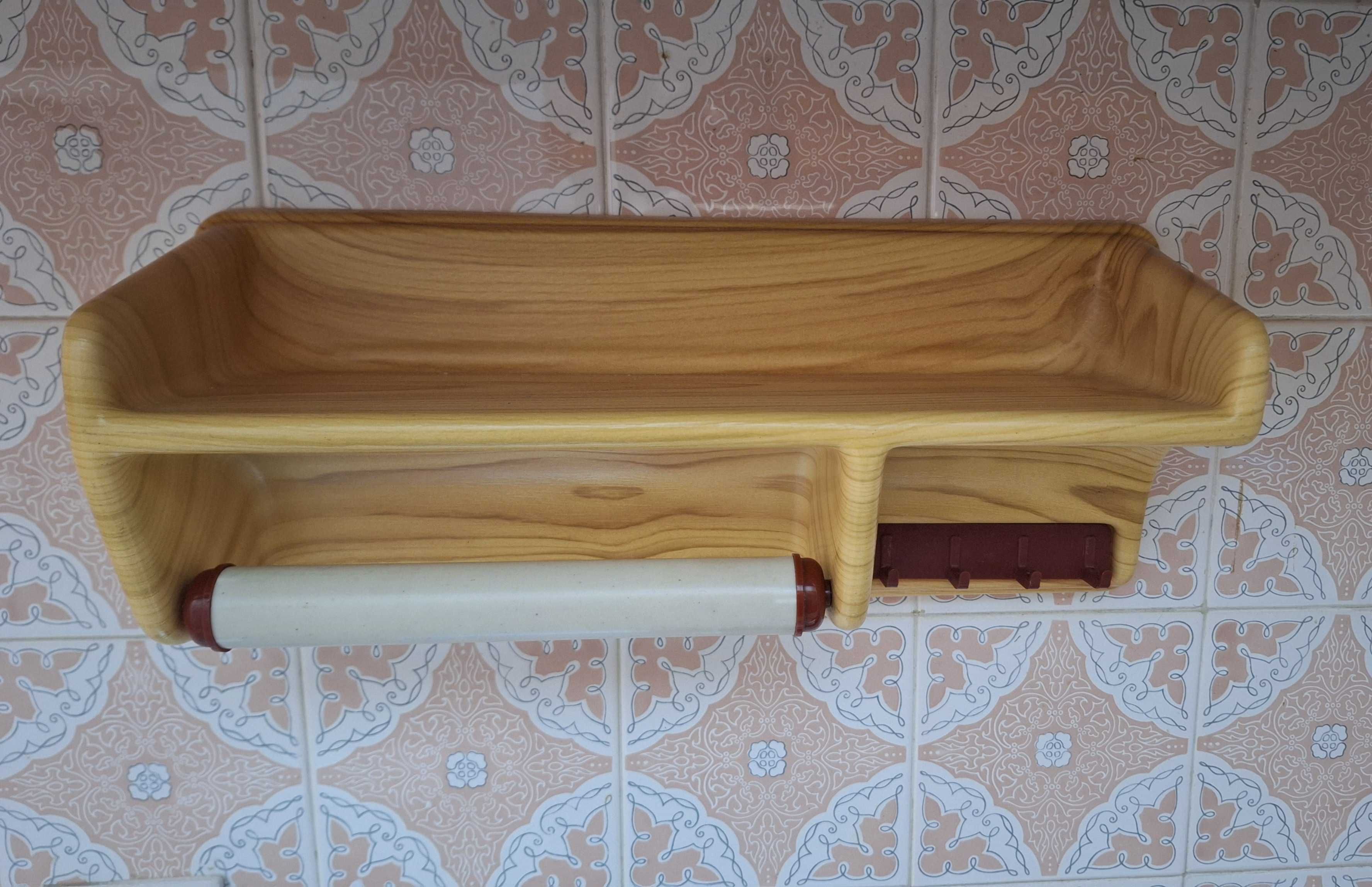 Suporte parede para rolo papel cozinha