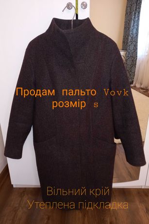 Пальто шерстяное Vovk