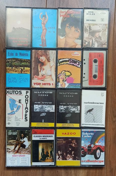 Cassetes audio antigas