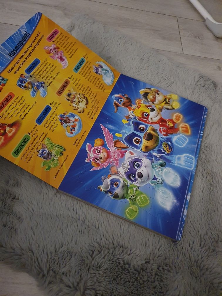 Książka puzzle Psi patrol