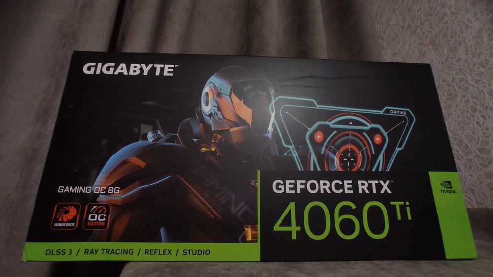 Видеокарта GIGABYTE GF RTX 4060 Ti GAMING OC 8Gb Гарантия