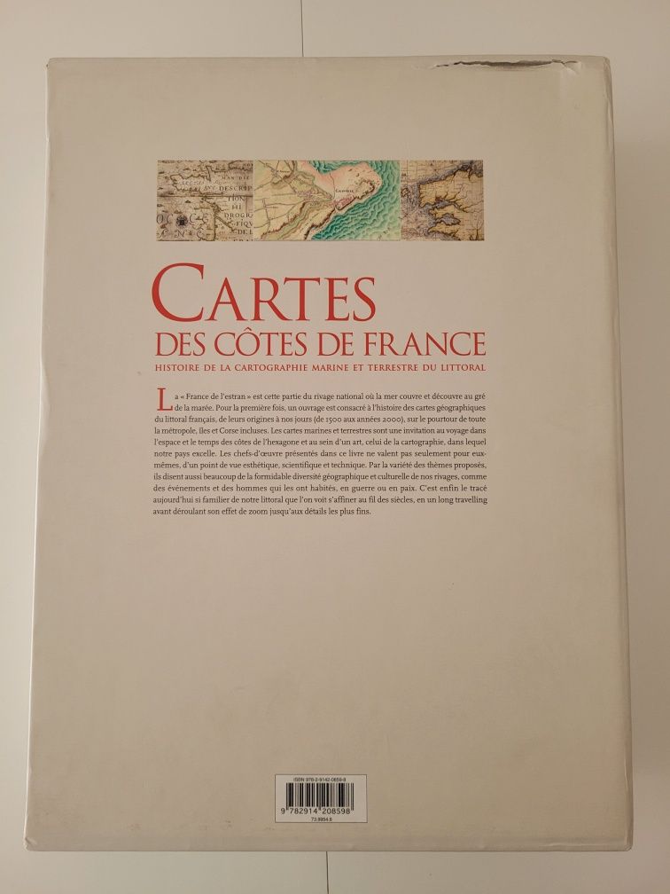 Cartes des cotes de France.