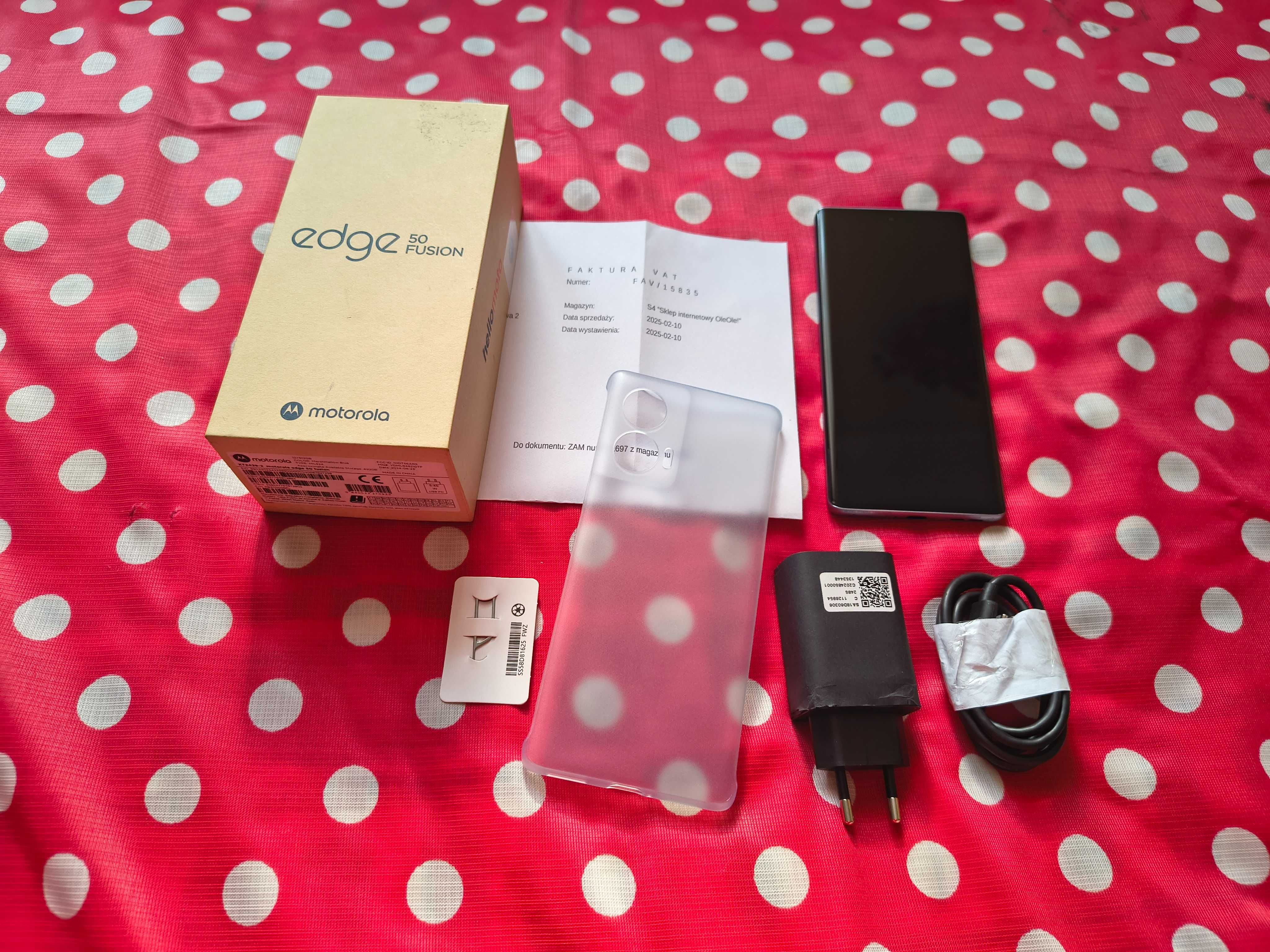 NOWY Motorola Edge 50 Fusion 12/512GB 5G LTE NFC Dual-sim Gwarancja