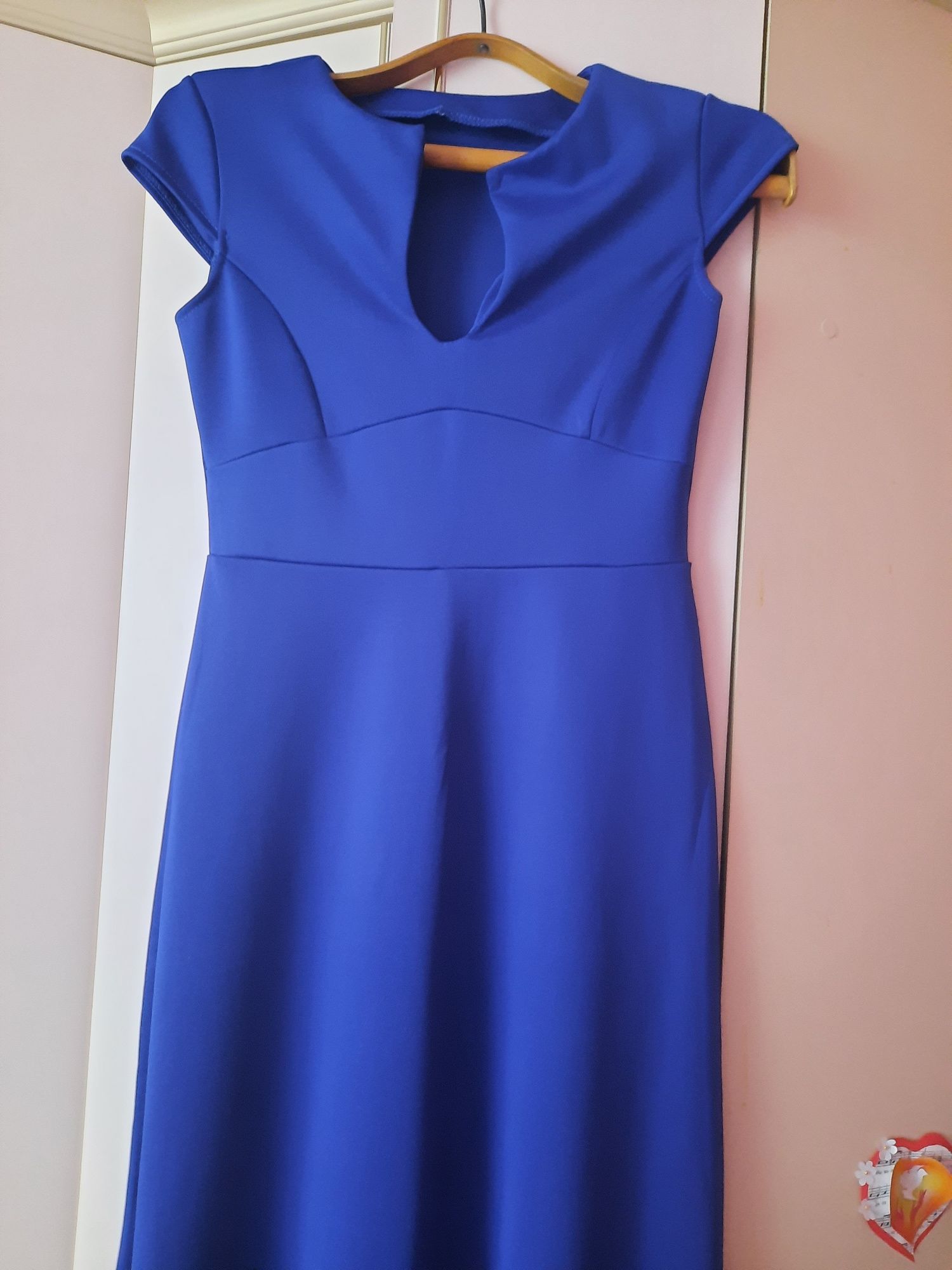 Платье синее р.46-48