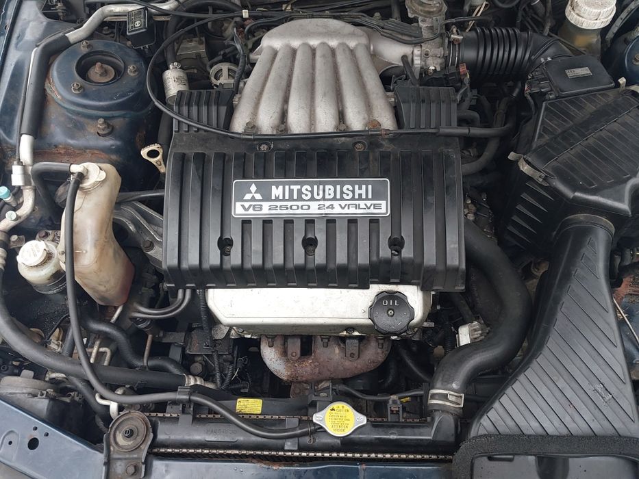 Części mitsubishi galant 2.5 v6 skrzynia alternator aparat kolor t07