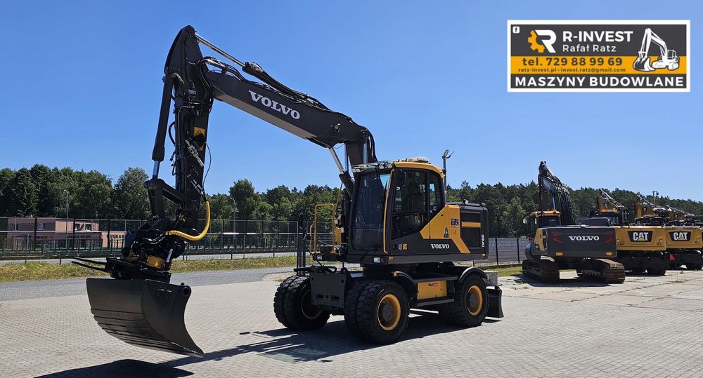 Volvo EW160E EW 160E głowica obrotowo-uchylna ENGCON  Koparka kołowa VOLVO EW160E EW 160E głowica obrotowo-uchylna Engcon