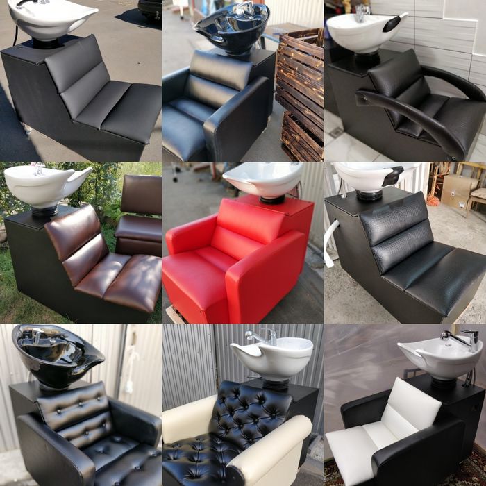 Обладнання для Салону краси,перукарська мийка, кушетка, Зеркало