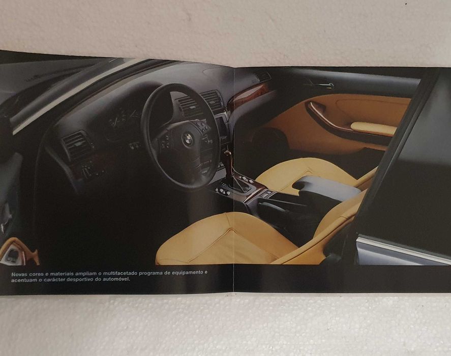 Pequeno Catálogo desdobrável do automóvel BMW Série 3 Coupé - 1999/00