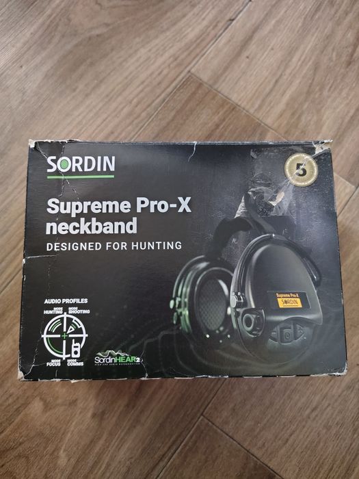 Тактические активные наушники SORDIN Supreme Pro-X (Neckband) | Премиу