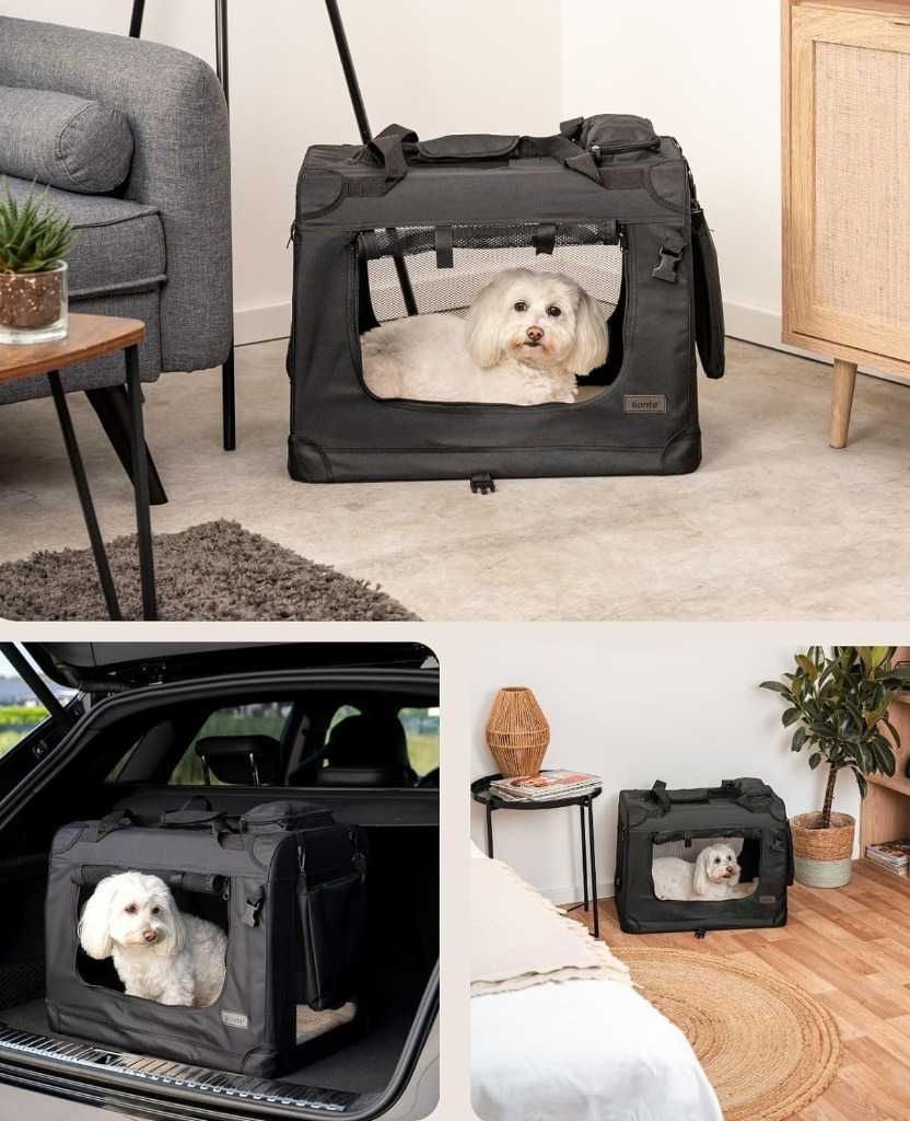 Lionto składana torba dla psa rozmiar M 60x42x44 transporter