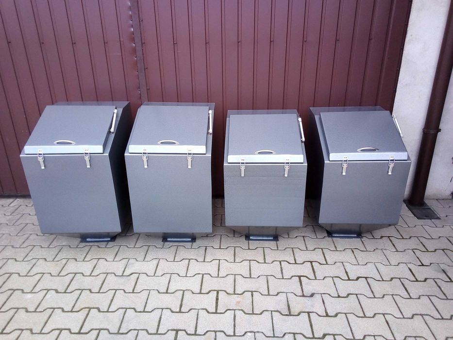 Zbiornik do podajnika na ekogroszek