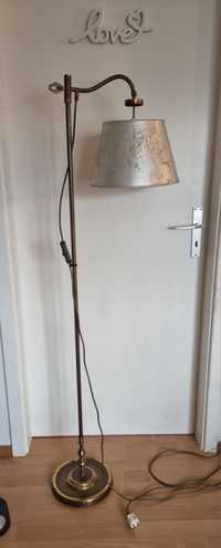 Antyk lamp podłogowa Vintage mosiądz