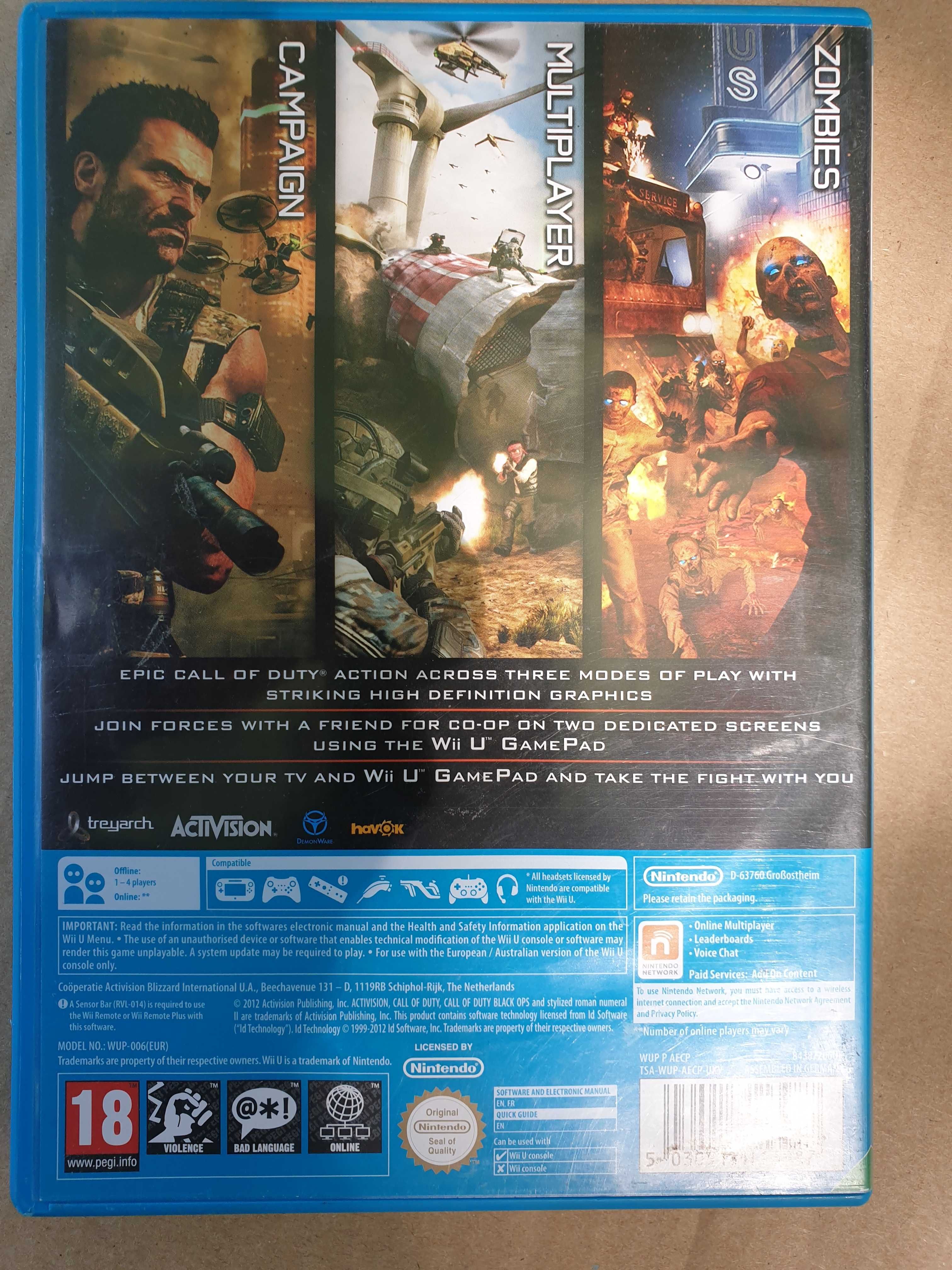 Gra Call Of Duty Black Ops II Nintendo Wii U