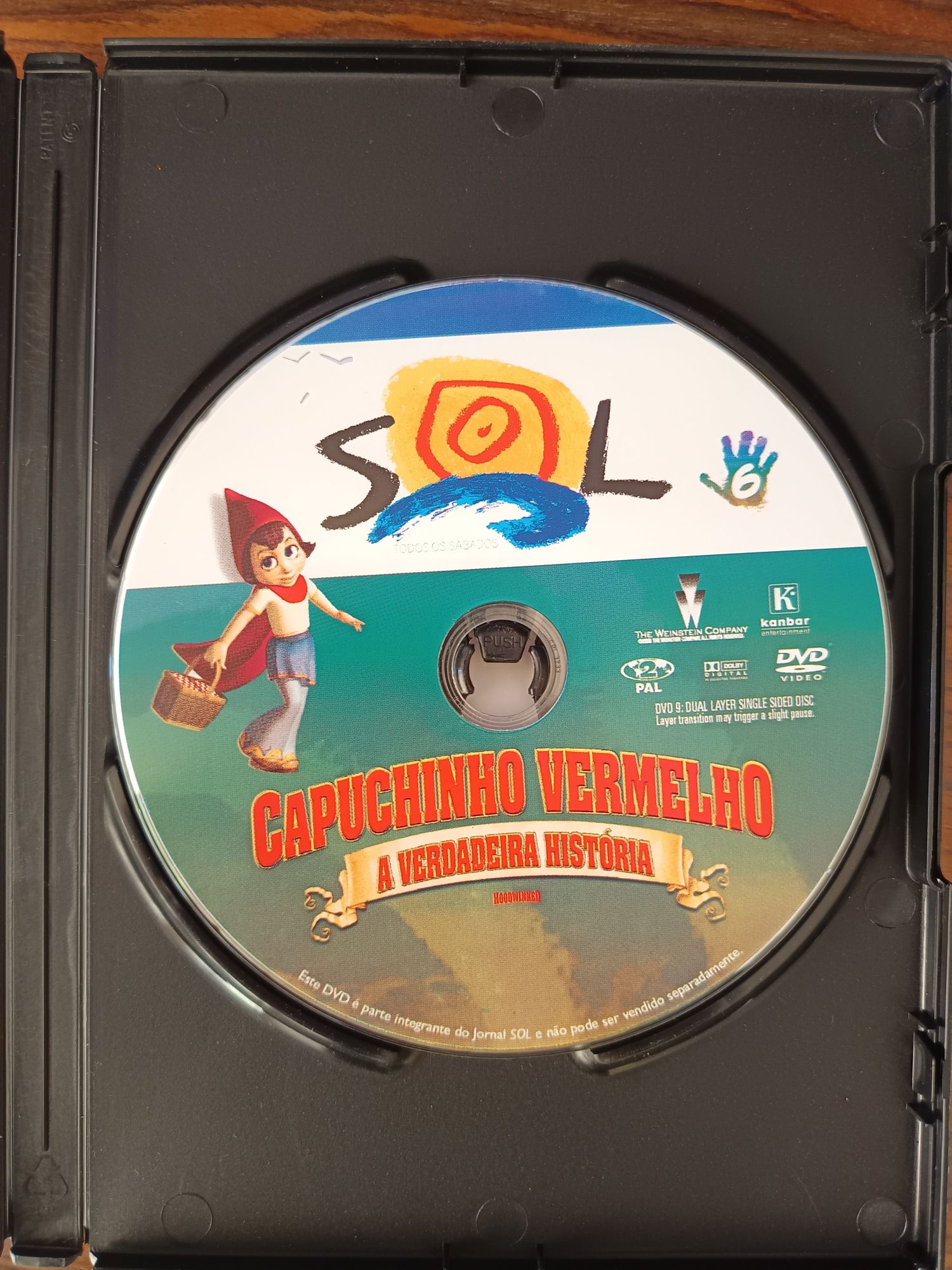 DVD capuchinho vermelho
