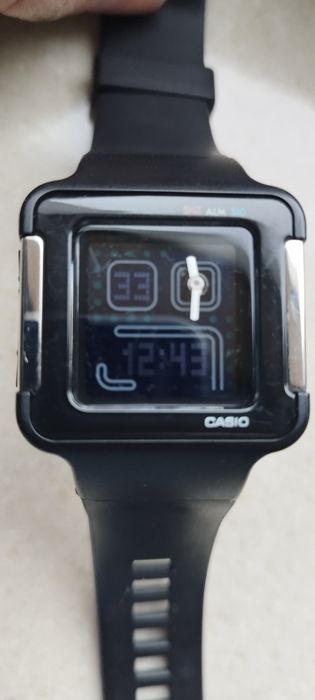Casio vintage lcd zegarek Ana digi uszkodzony