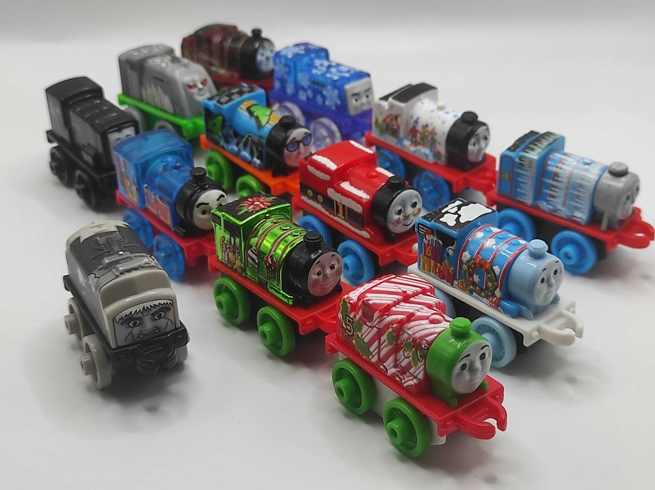 Tomek i przyjaciele minis pociągi, ciuchcie, lokomotywy 13szt. #960