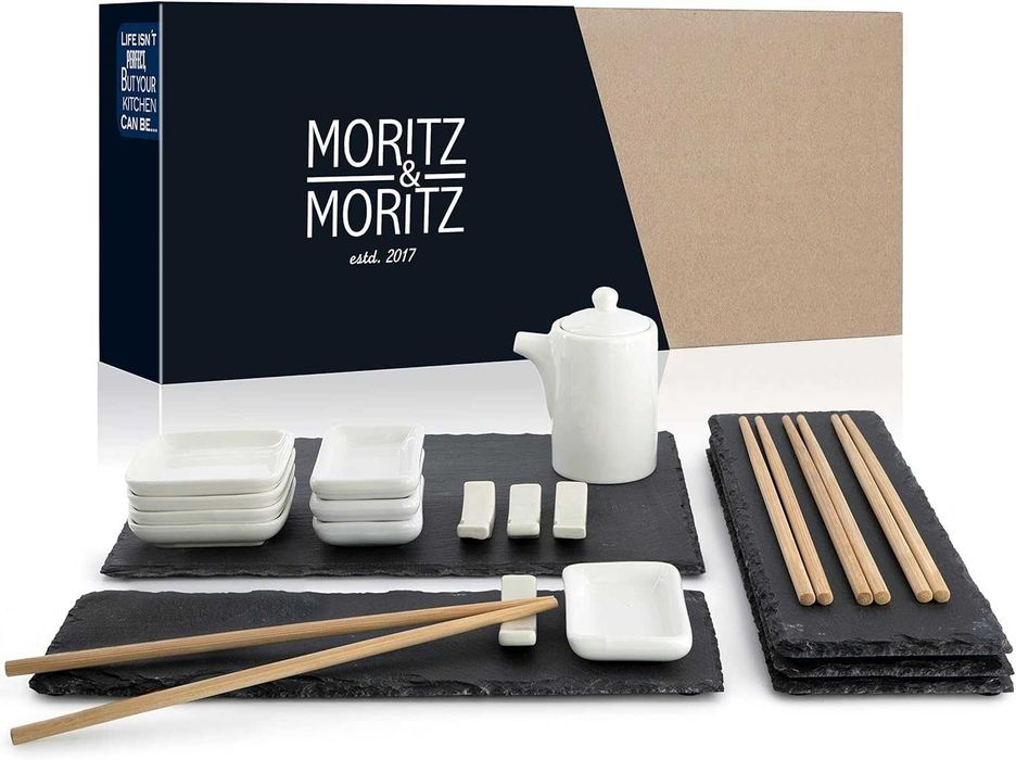 Zestaw do sushi 22-elementowy – elegancki komplet dla 4 osób